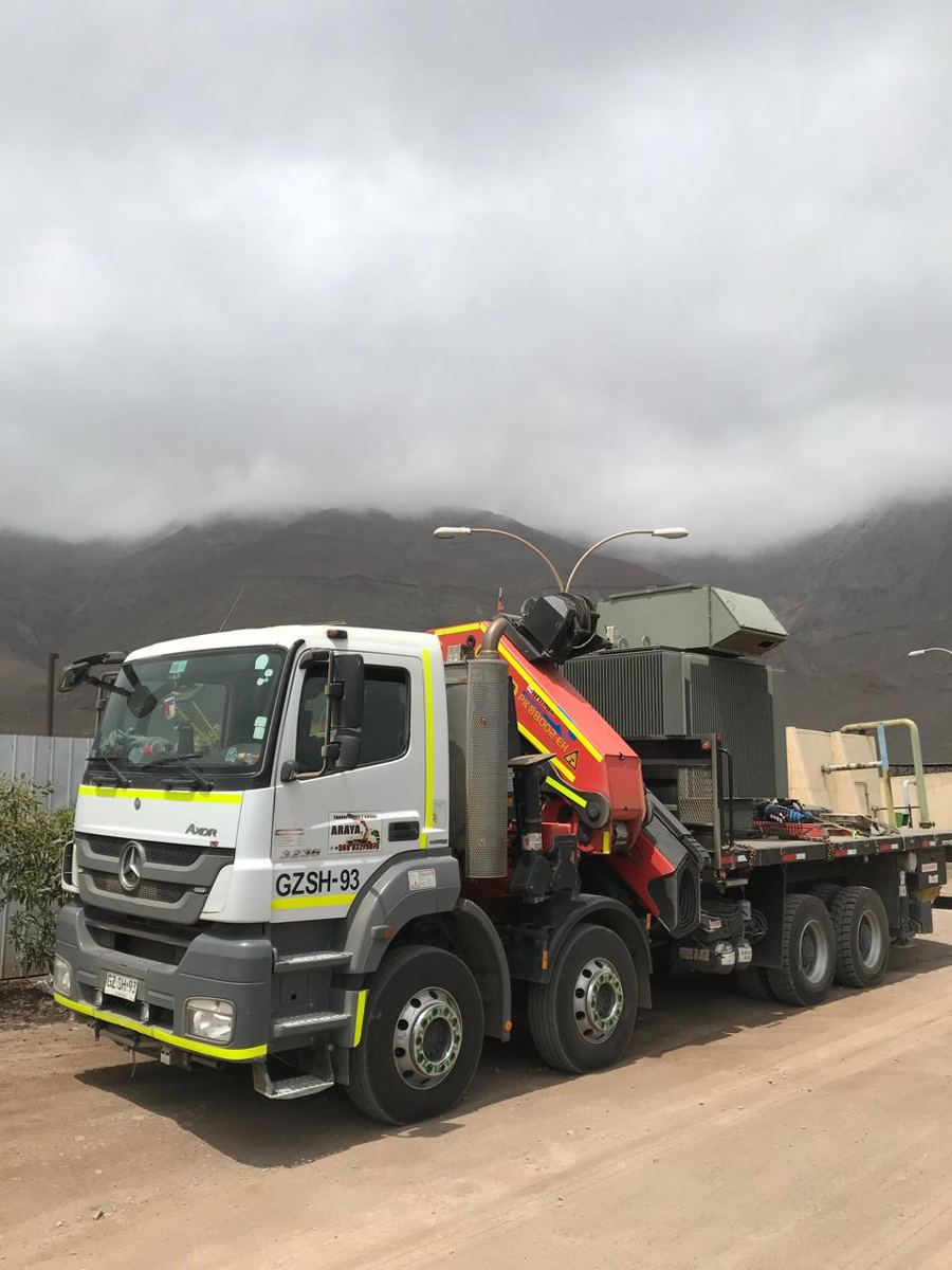 Traslado de transformador con PK 88002